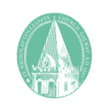 A green and white logo inspired by St. Nicholas’ Collegiate Church.